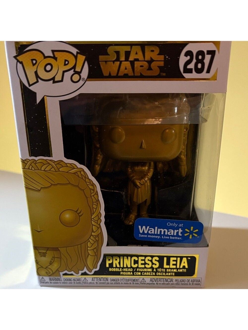 Funko Star Wars Princess Leia Gold Figure